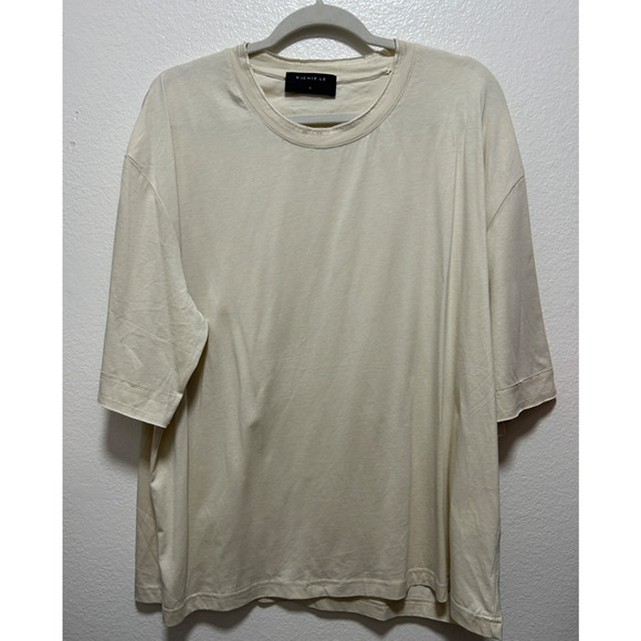 Richie Le Collection Premium Crop Tee in Sail/Cream size Large - Picture 1 of 7